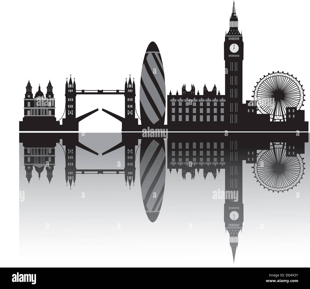 Orizzonte di Londra Foto Stock Orizzonte di Londra Foto Stock
