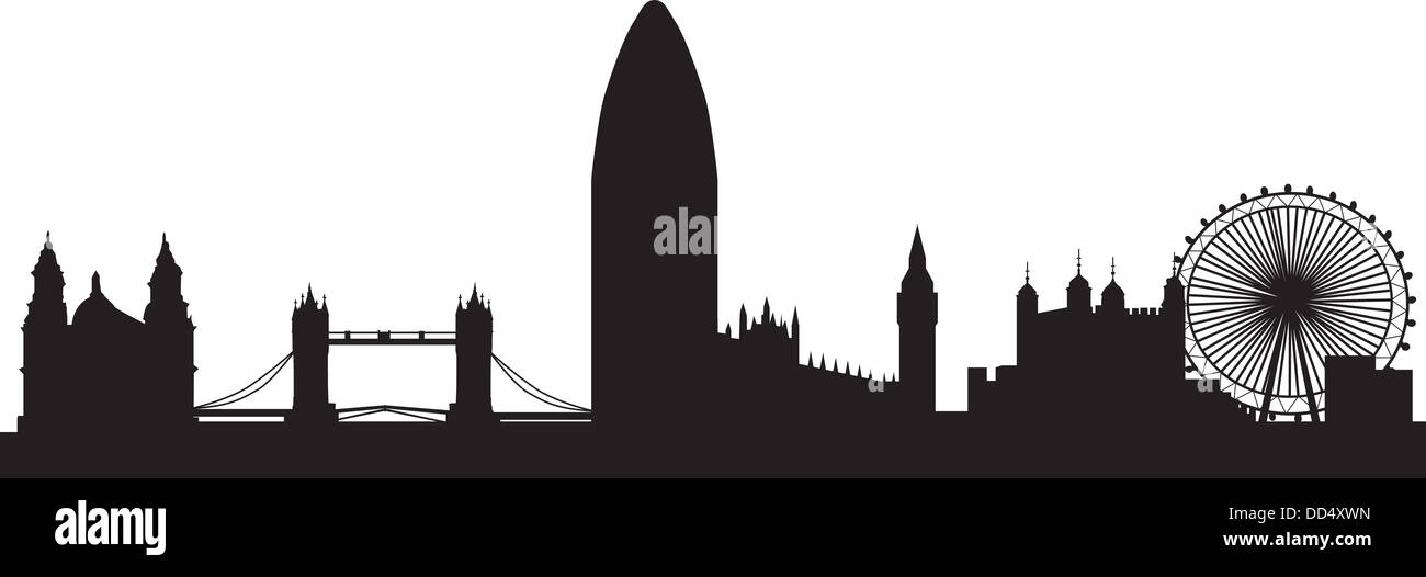 Orizzonte di Londra Foto Stock Orizzonte di Londra Foto Stock
