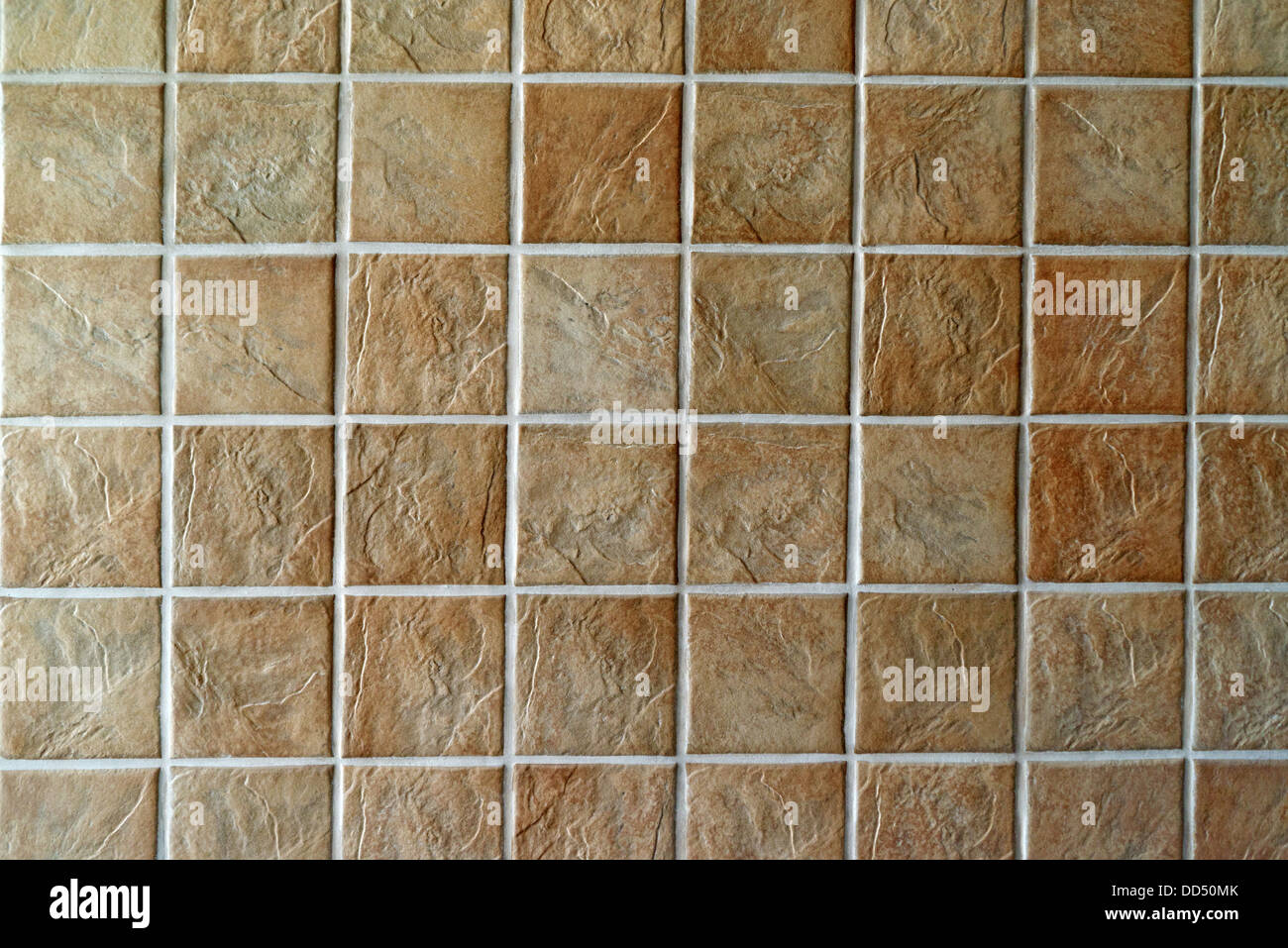Le piastrelle di ceramica. Il beige mosaico di piastrelle in ceramica per parete o pavimento. Foto Stock