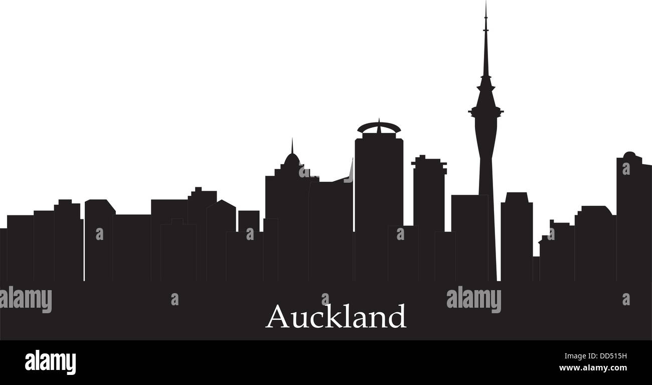 Aukland skyline nuovo sealand Foto Stock