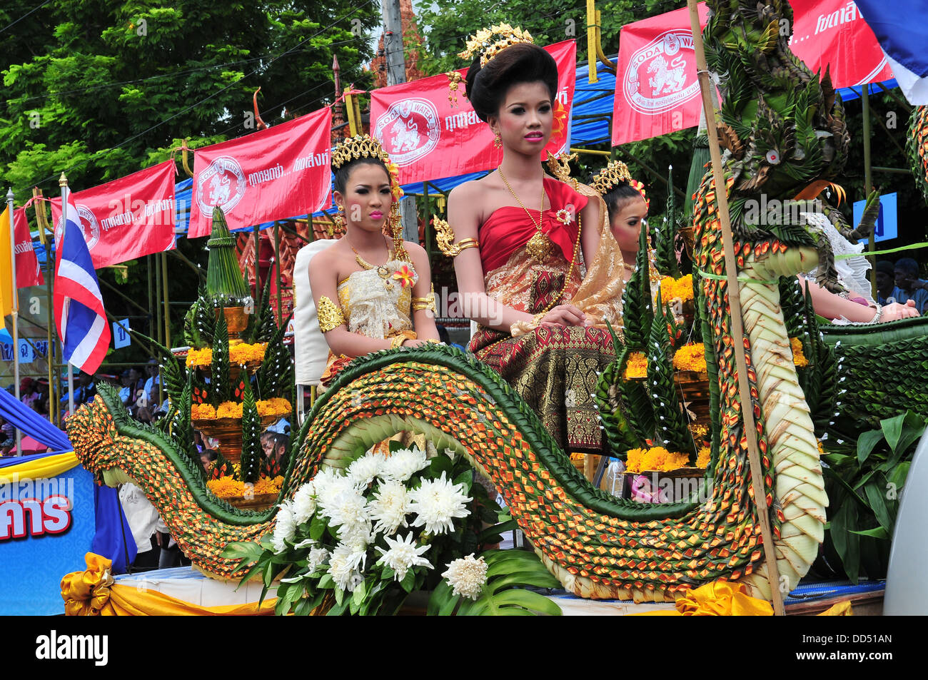 Thailandia Festival: Ubon Ratchathani Festival di candela Foto Stock