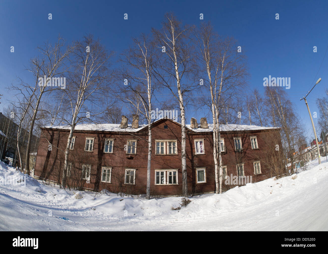 Casa di legno Foto Stock