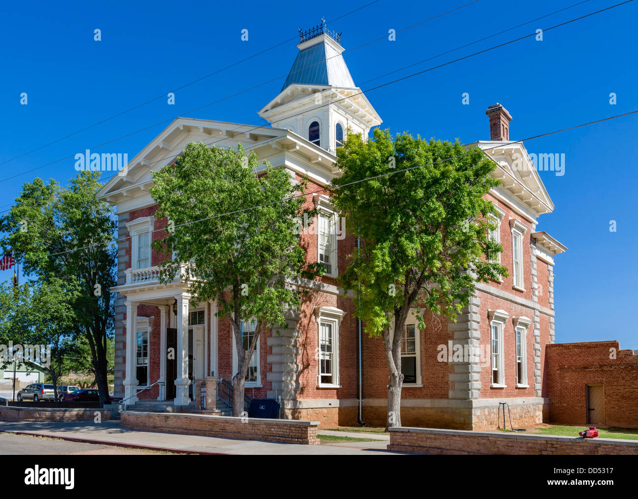 Oggetto contrassegnato per la rimozione definitiva Courthouse State Historic Park, Toughnut Street, oggetto contrassegnato per la rimozione definitiva, Arizona, Stati Uniti d'America Foto Stock