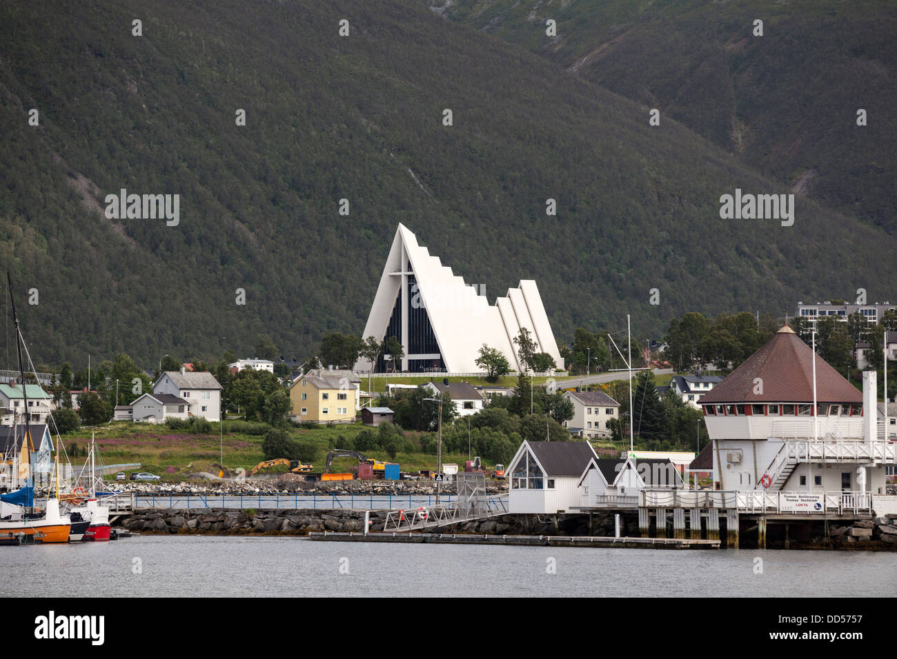 Tromso Cattedrale Artica Foto Stock