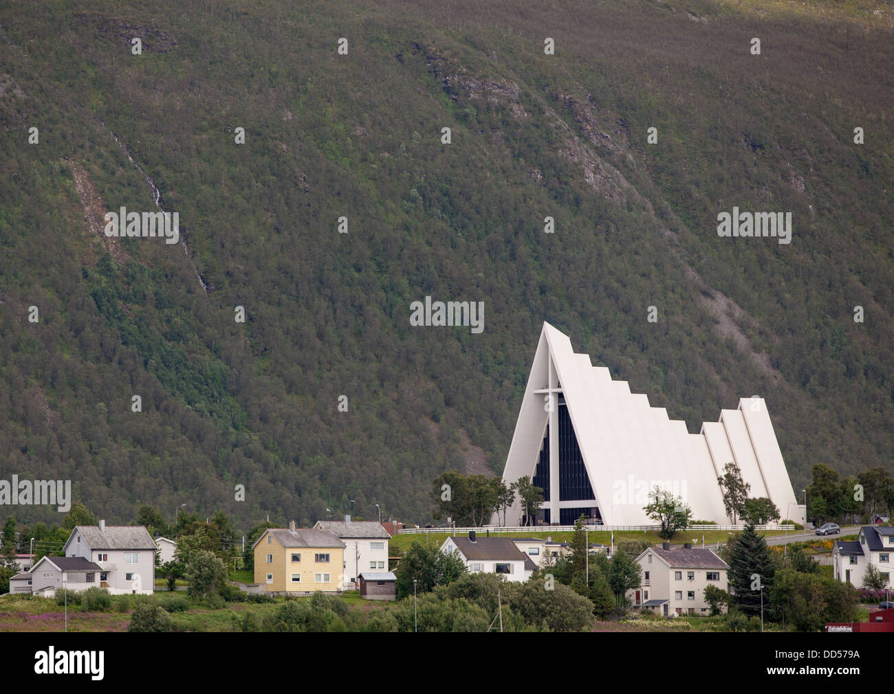 Tromso Cattedrale Artica Foto Stock