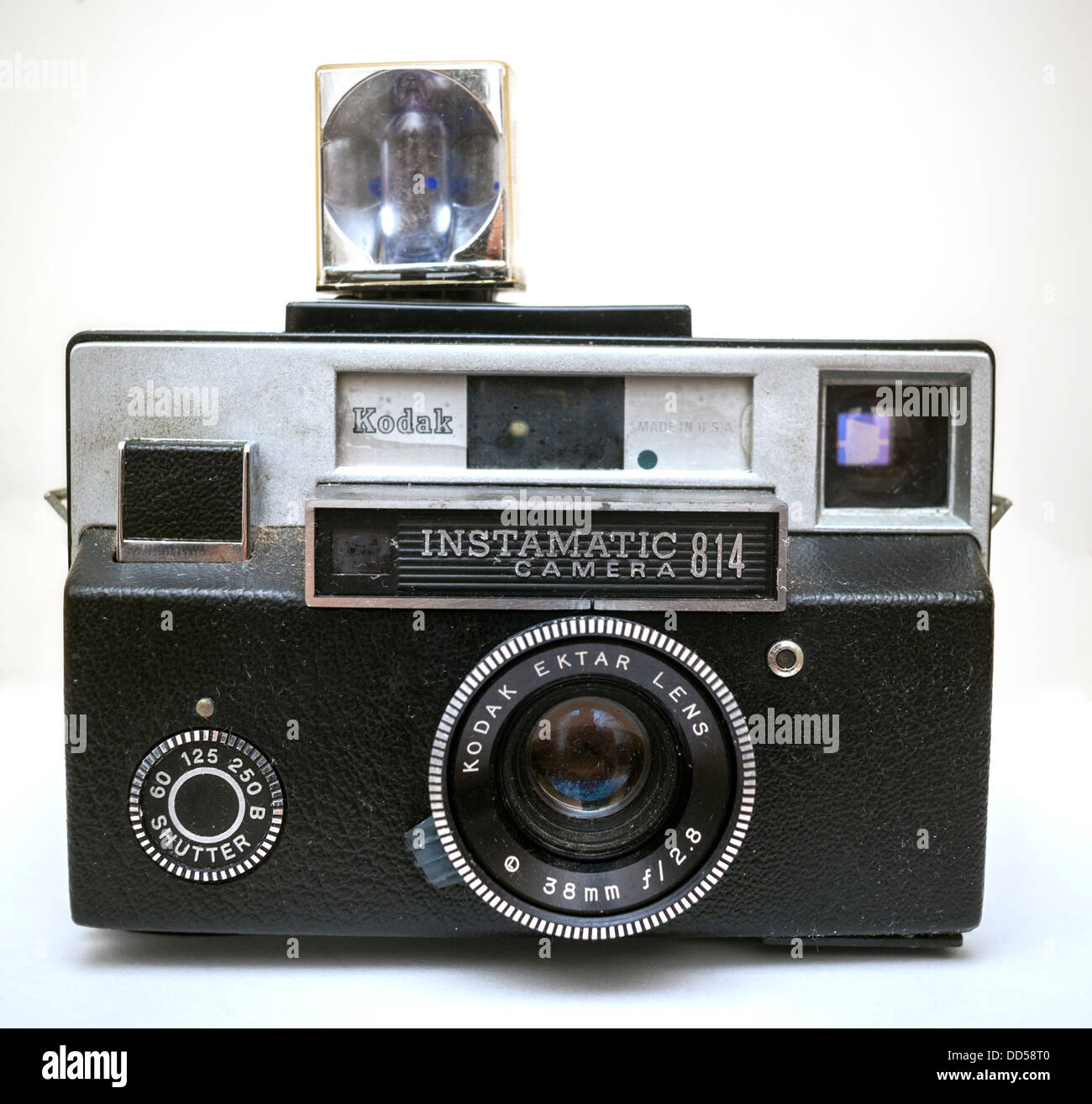 Un vintage Eastman Kodak Co. Instamatic fotocamera 814 fabbricati tra il 1968 e il 1970 Foto Stock