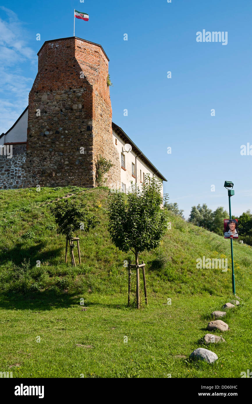 Castello Wesenberg, Meclemburgo-Pomerania Occidentale, Germania Foto Stock