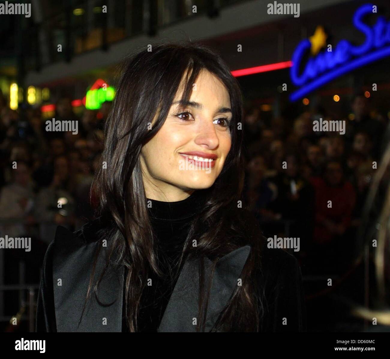 Penelope Cruz alla premiere del film di Vanilla Sky. Foto Stock