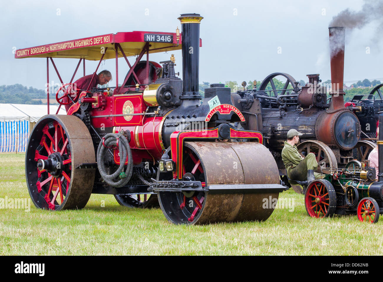 Vintage Motori a vapore a display. Foto Stock