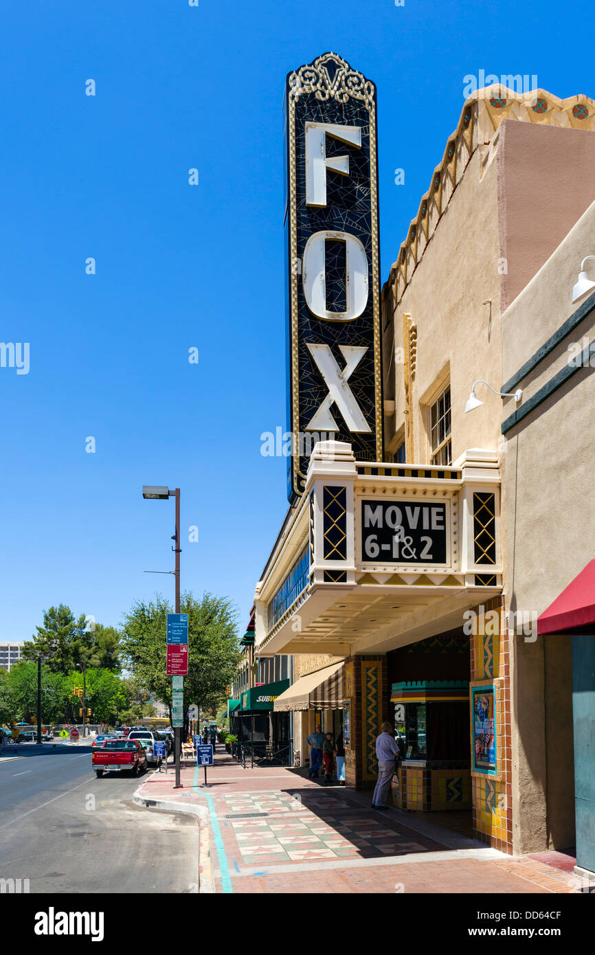 Il Fox Theatre su W Congress Street nel centro cittadino di Tucson, Arizona, Stati Uniti d'America Foto Stock