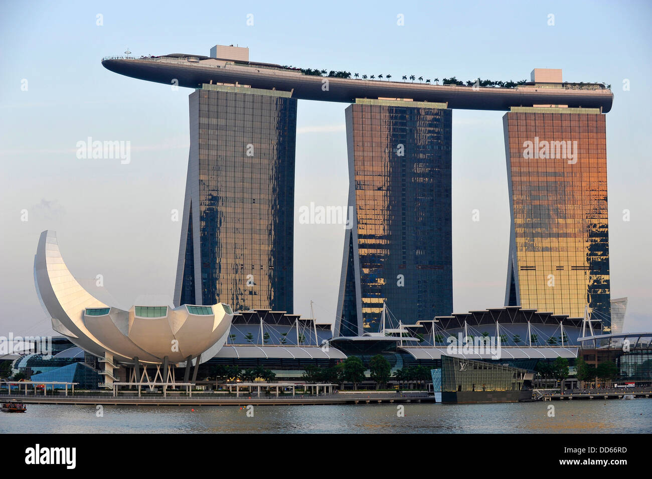 Asia Singapore Marina Bay Sands Hotel Foto Stock