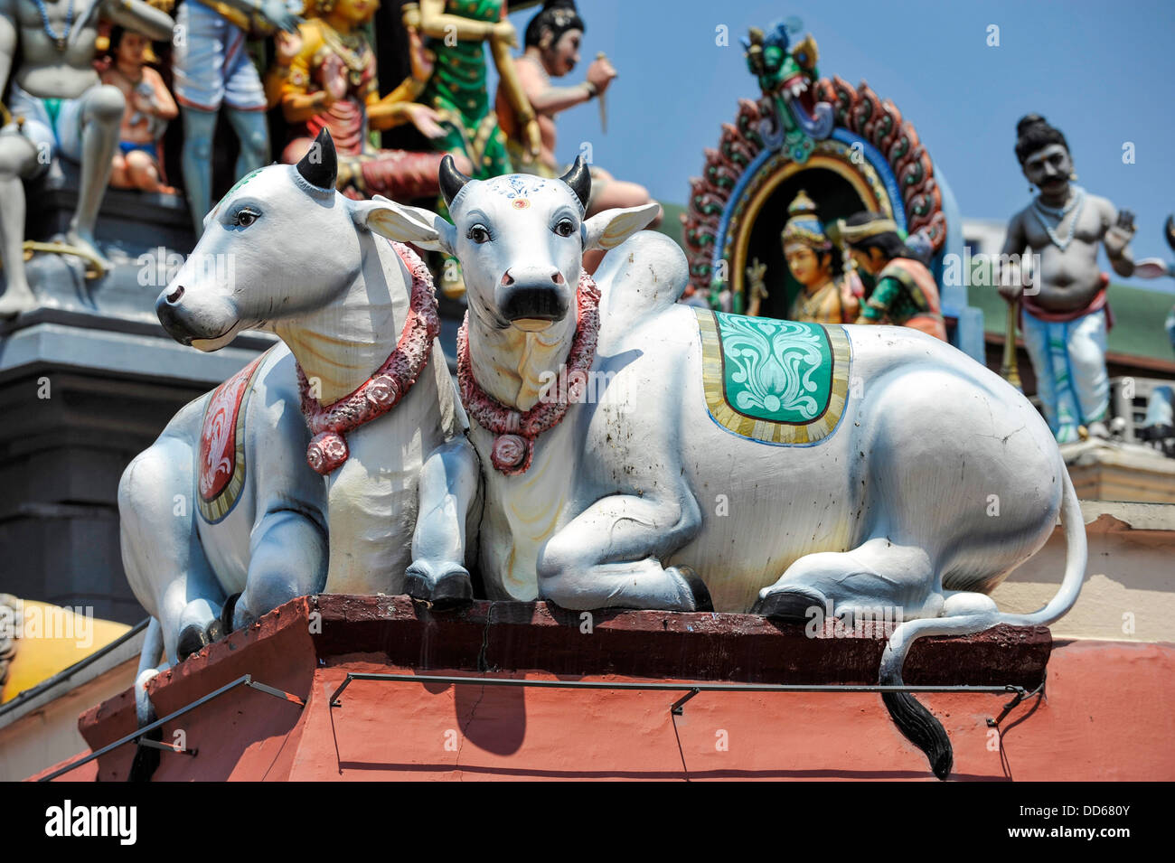 Asia Singapore Sri Mariamman tempio indù Foto Stock