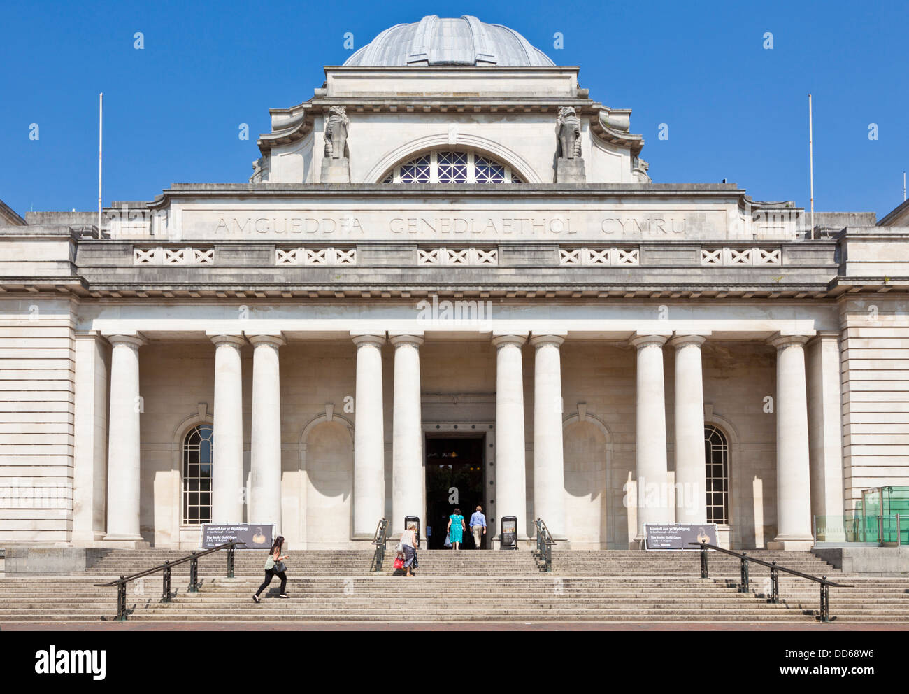Il Museo nazionale del Galles Cardiff, Cathays park Cardiff South Glamorgan South Wales GB UK EU Europe Foto Stock