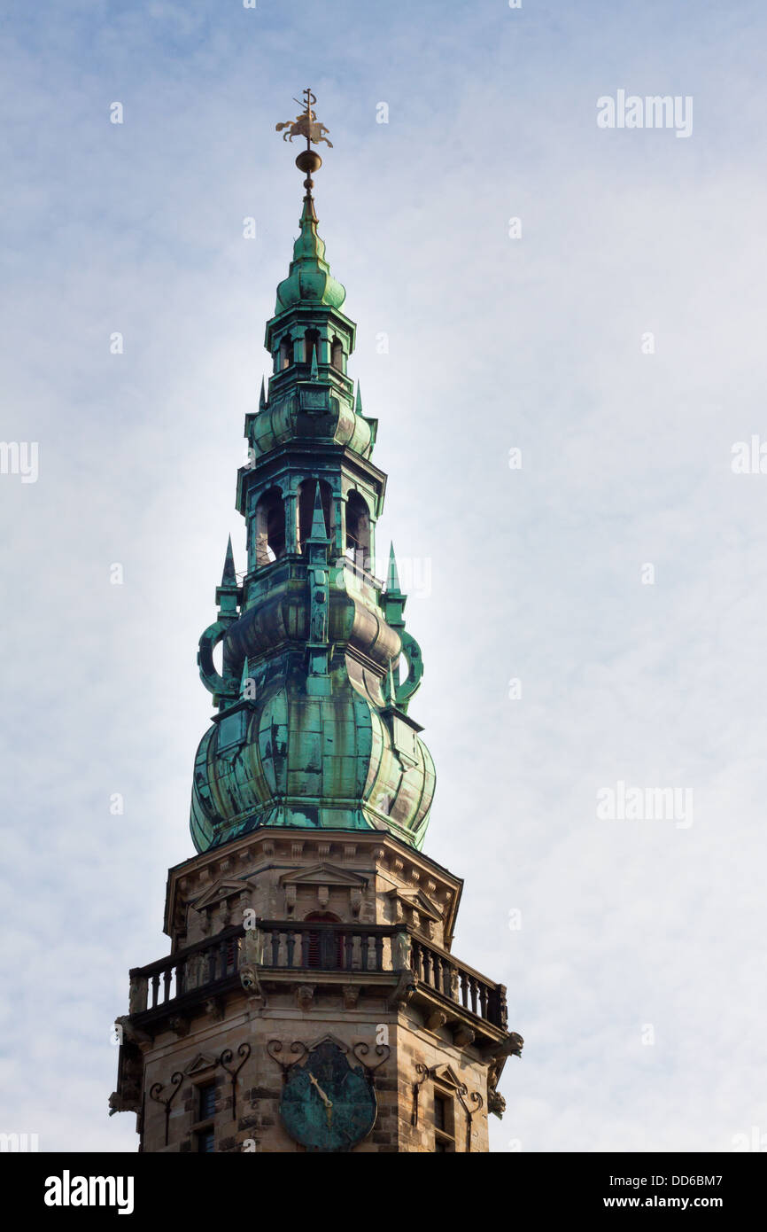 La guglia Kronborg Castle in Danimarca Foto Stock