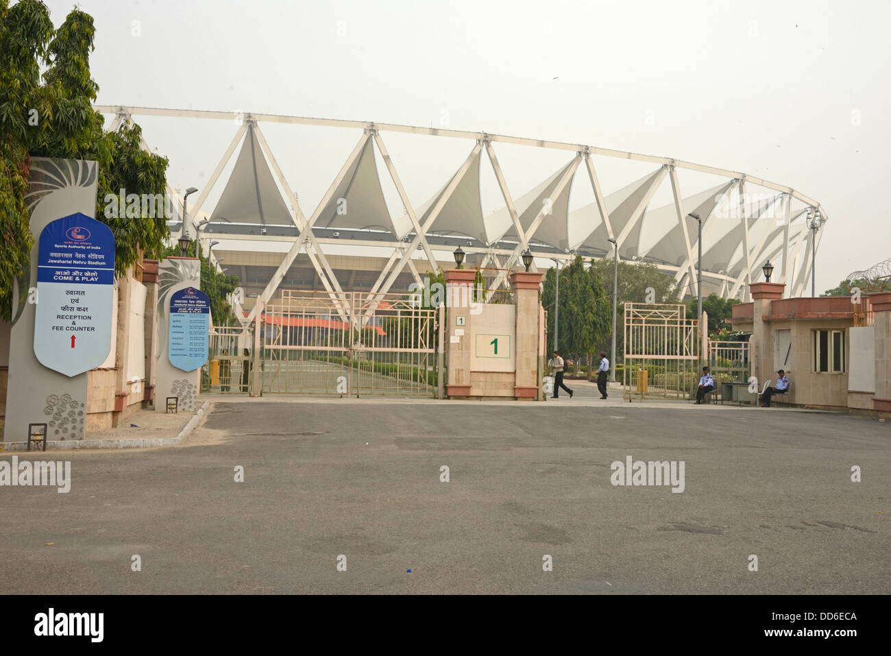 Lo stadio delle autorità sportive di India e Ministero della Gioventù e Sport a Nuova Delhi in India Foto Stock