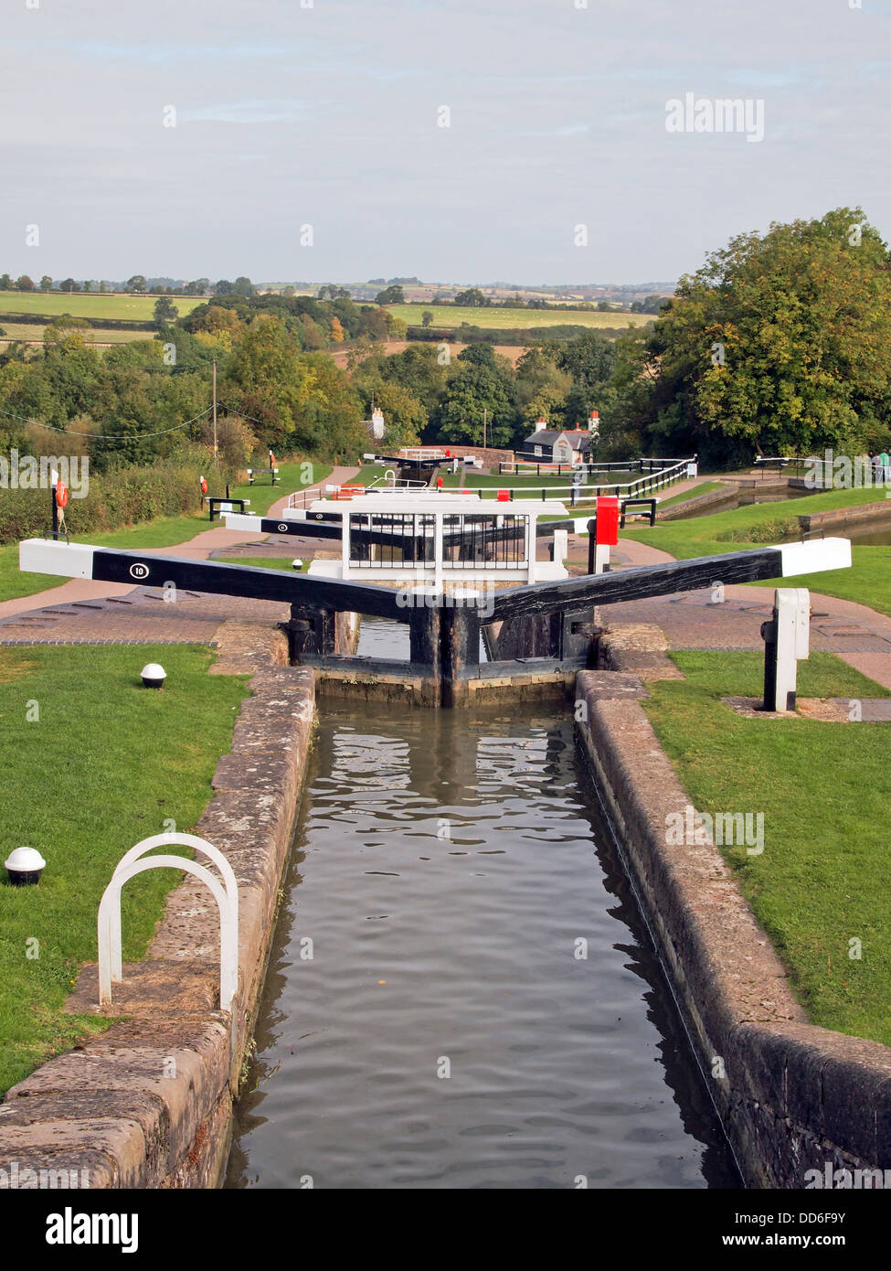 Foxton si blocca nei pressi di Market Harborough Foto Stock