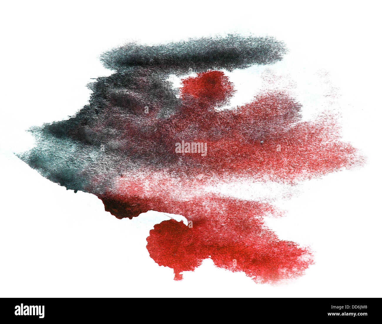 Acquerello di inchiostro rosso, blu di spruzzi di vernice splash sfondo grunge blot abstract splat texture arte spray Foto Stock Acquerello di inchiostro rosso, blu di spruzzi di vernice splash sfondo grunge blot abstract splat texture arte spray Foto Stock