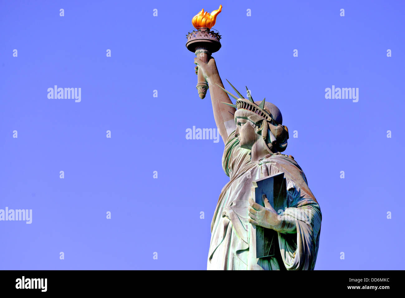 Statua della Libertà di New York City. Foto Stock