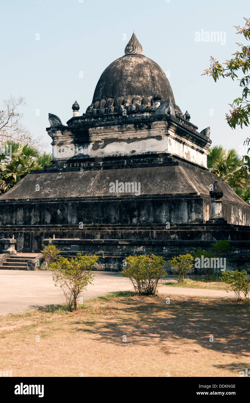 Elk209-1461v Laos Luang Prabang, Wat Wisunarat (Wat Visoun), che Pathum (che Makmo Anguria Stupa) Foto Stock