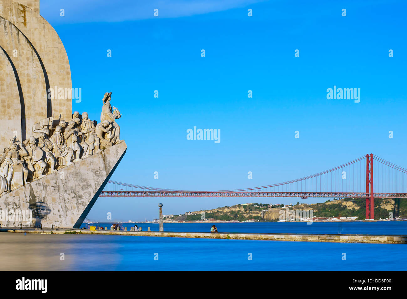 Il Monumento delle Scoperte, Lisbona, Portogallo, Europa Foto Stock