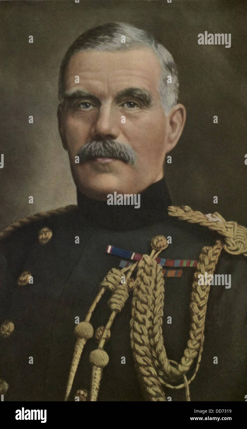 General William Robertson fu il capo del British General Staff, dal gennaio 1915 fino alla fine della guerra mondiale 1. Robertson è stato Foto Stock