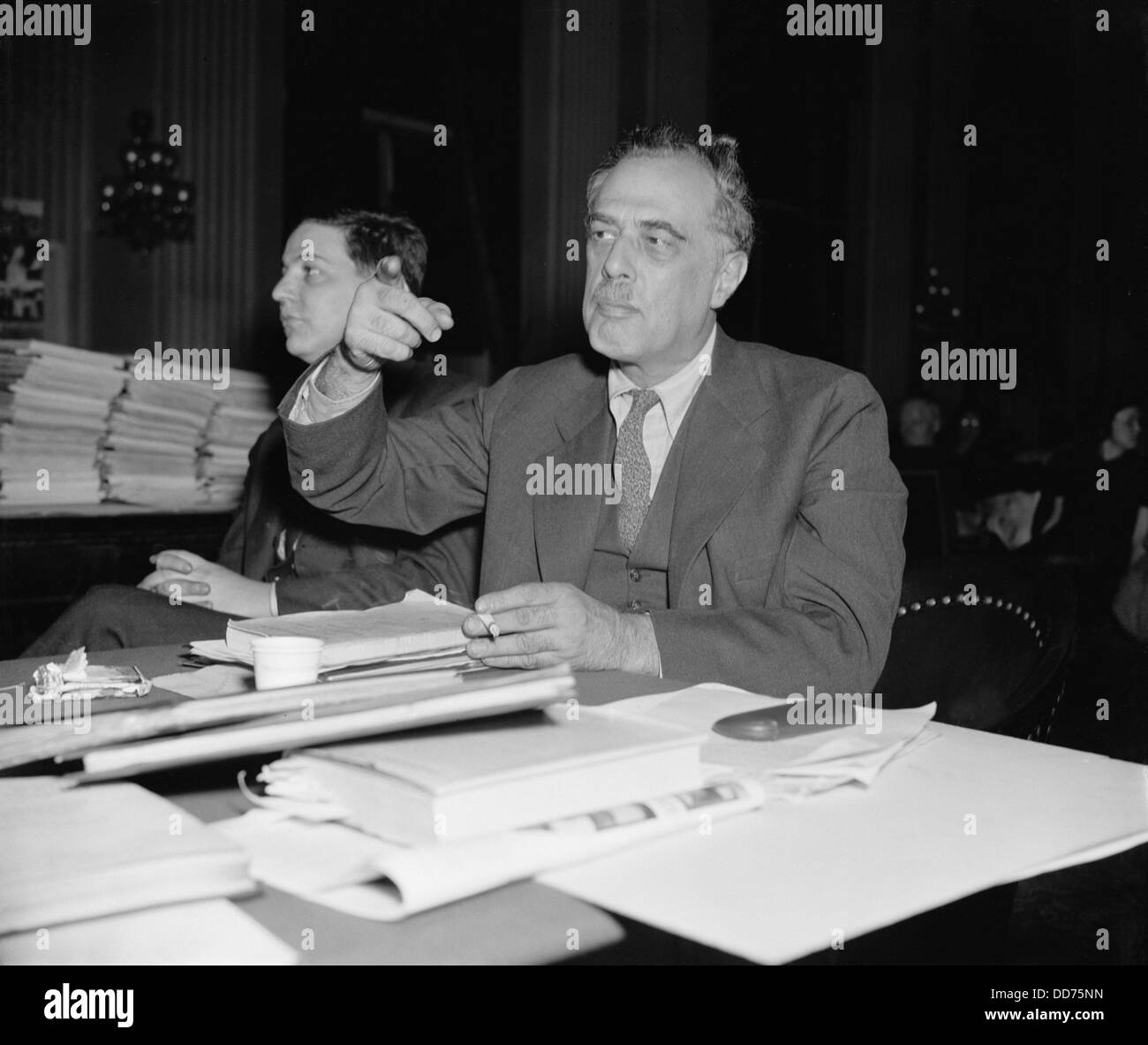 Henry Alsberg, Dir. Scrittori federale' Progetto, prima di HUAC. Alsberg descritto se stesso come un fervente anticomunista che gli è costato Foto Stock