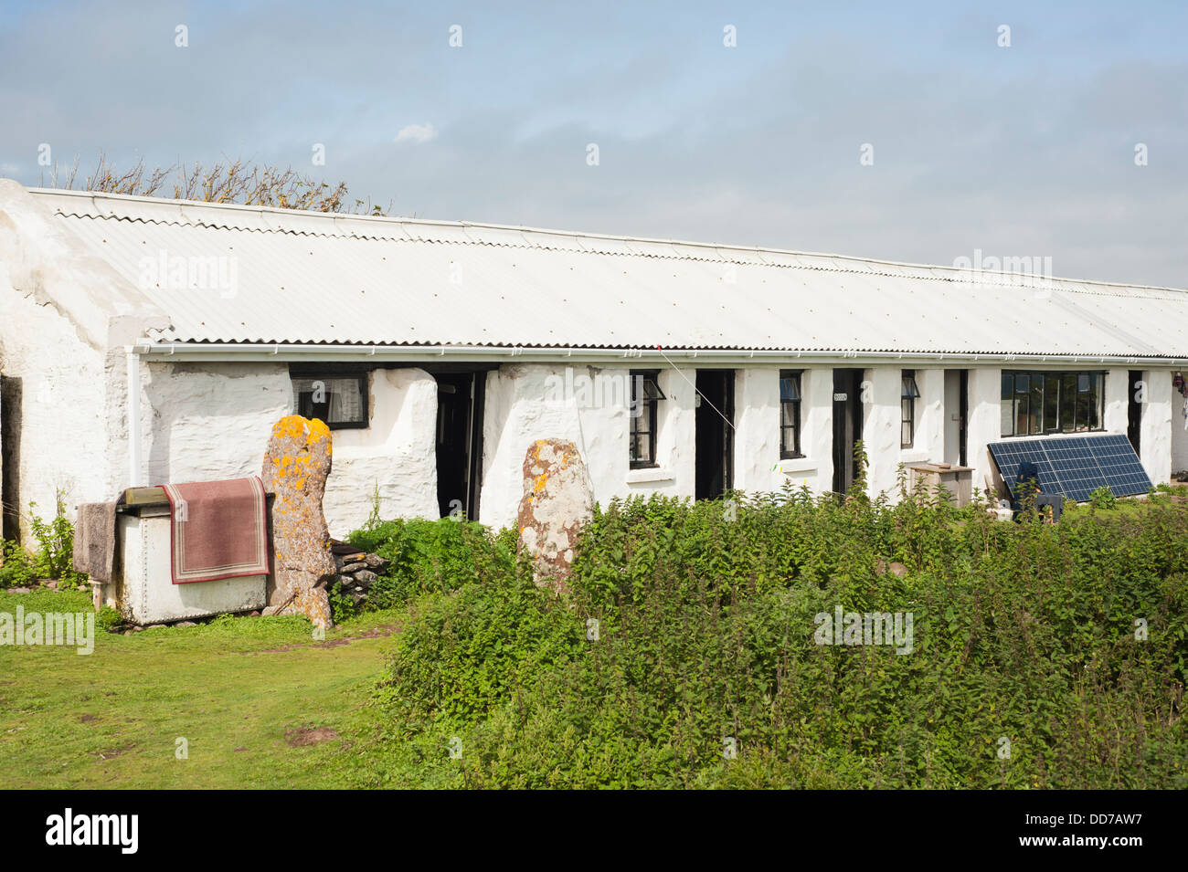 Il blocco stabile, Skokholm Island, South Pembrokeshire, Wales, Regno Unito Foto Stock