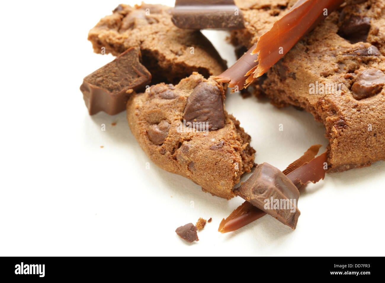 Super biscotti al cioccolato - pasto di festa Foto Stock