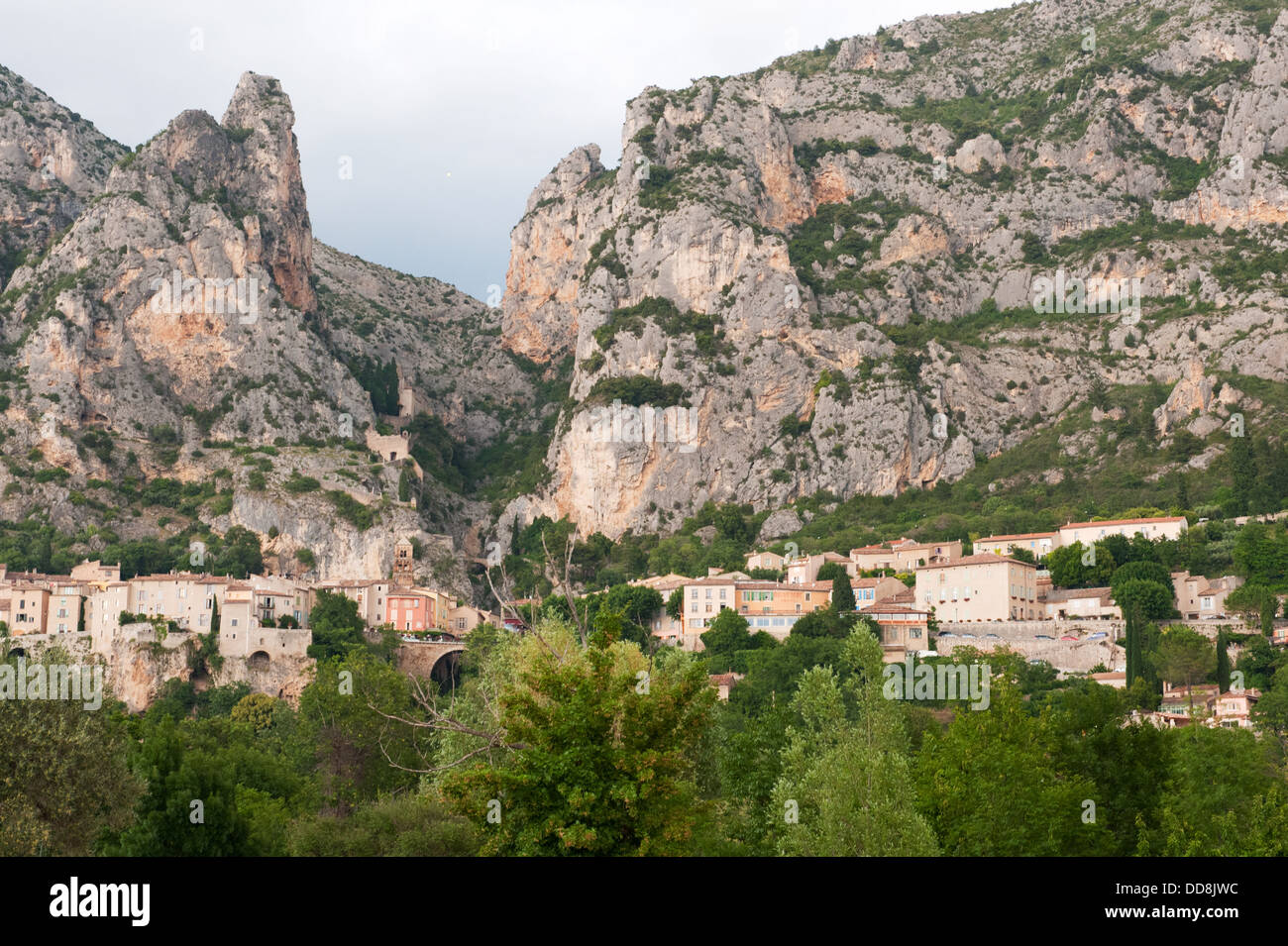 Moustiers Saint Marie in Francia Foto Stock