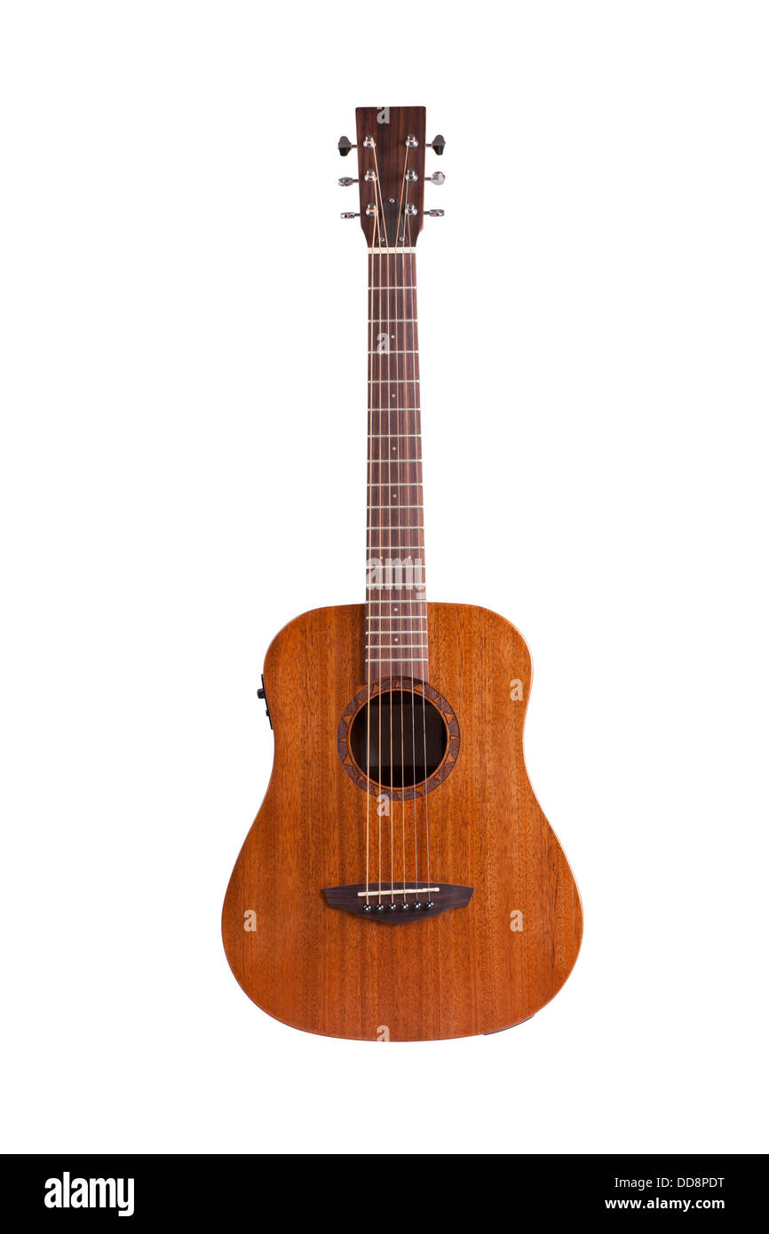 Il grande suono di chitarra acustica Foto Stock