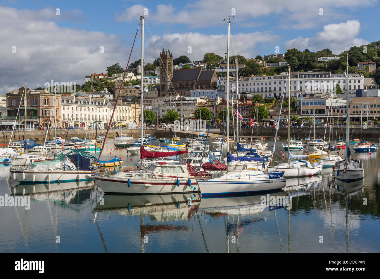 Inghilterra Devon, Torquay, Porto Foto Stock