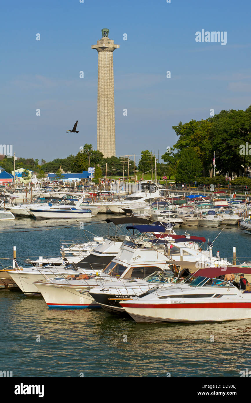 Mettere in baia a sud Bass isola nel Lago Erie Foto Stock