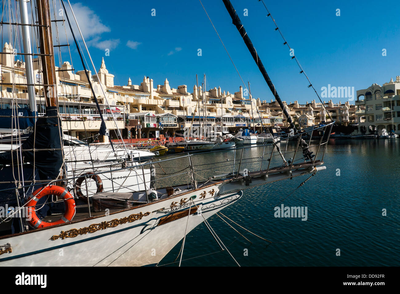 Benalmadena Marina, Andalusia, Spagna Foto Stock