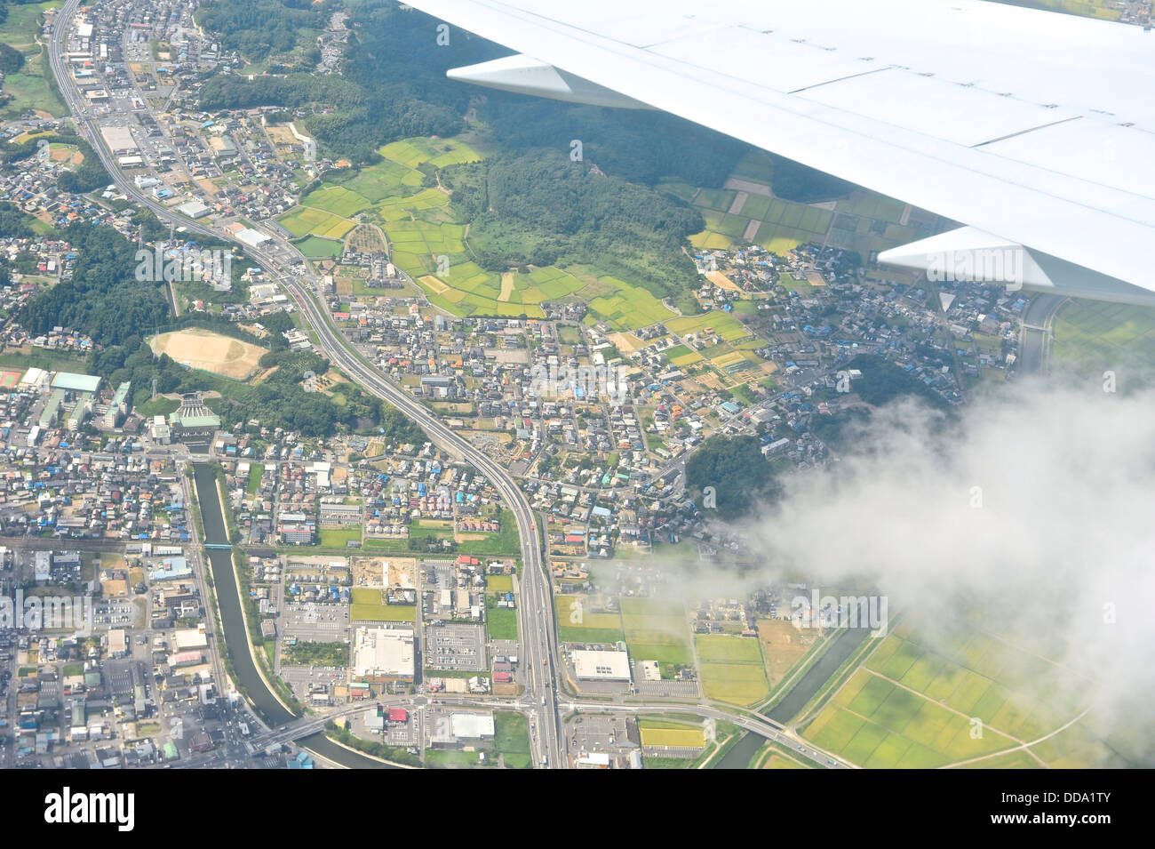Vista aerea di Tokyo Foto Stock