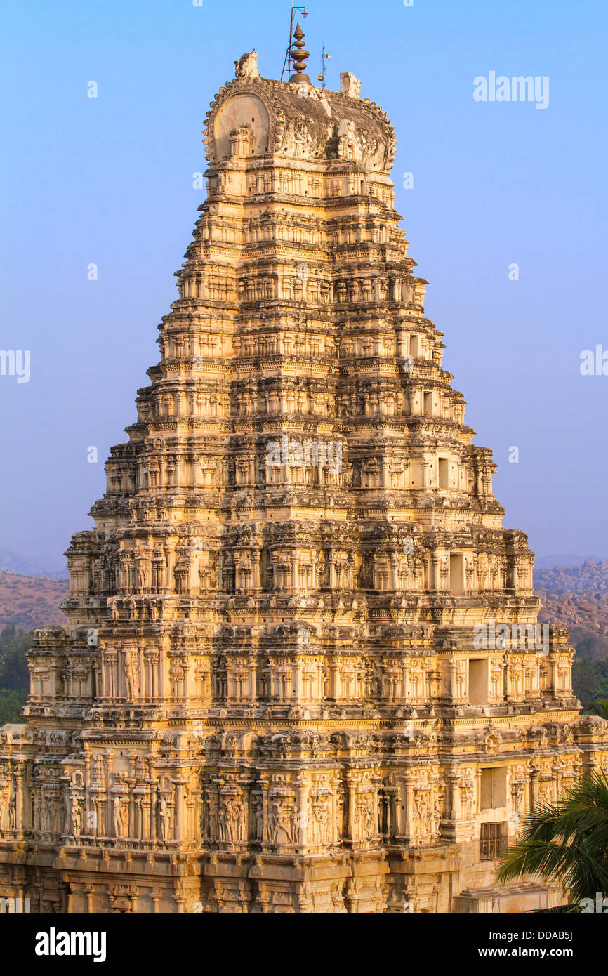 Tempio Virupaksha in Hampi, Karnataka, India Foto Stock