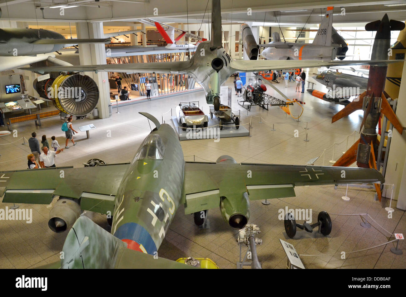 Deutsches Museum - Museo tedesco dei capolavori della scienza e della tecnologia)) a Monaco è il più grande museo mondiale della scienza e della tecnologia Foto Stock