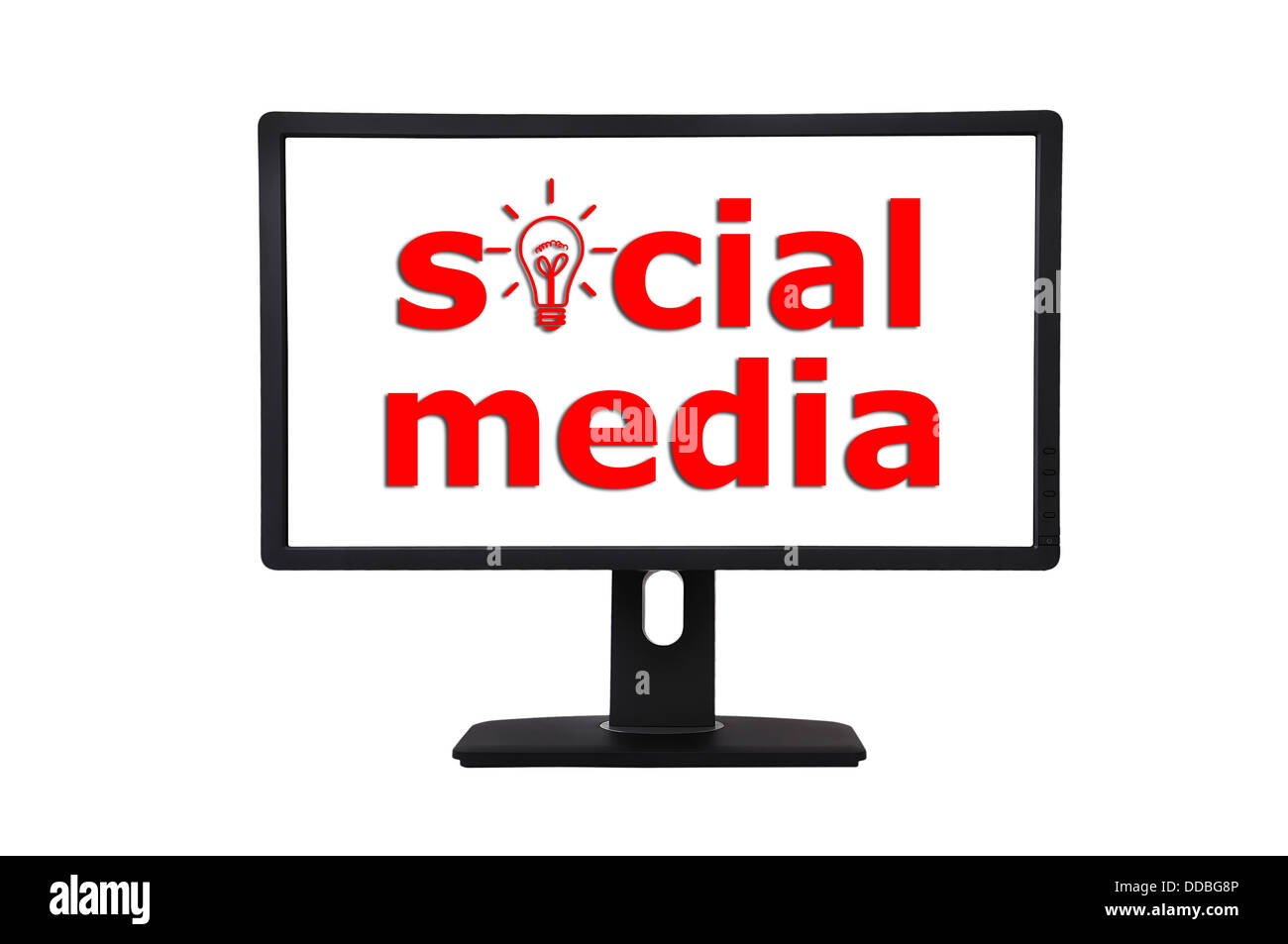 Il monitor di un computer Foto Stock