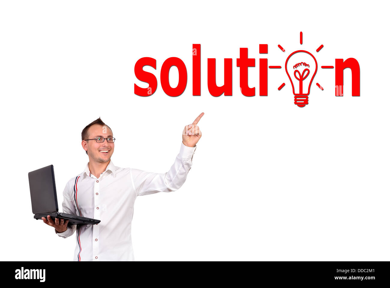 soluzione Foto Stock