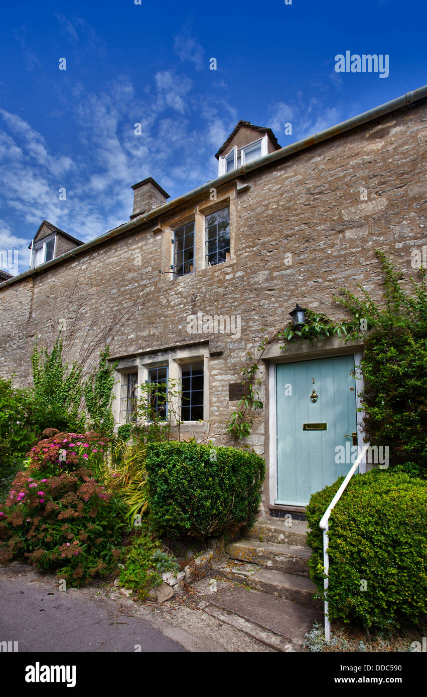 Cottage a Bisley, Gloucestershire, Inghilterra Foto Stock