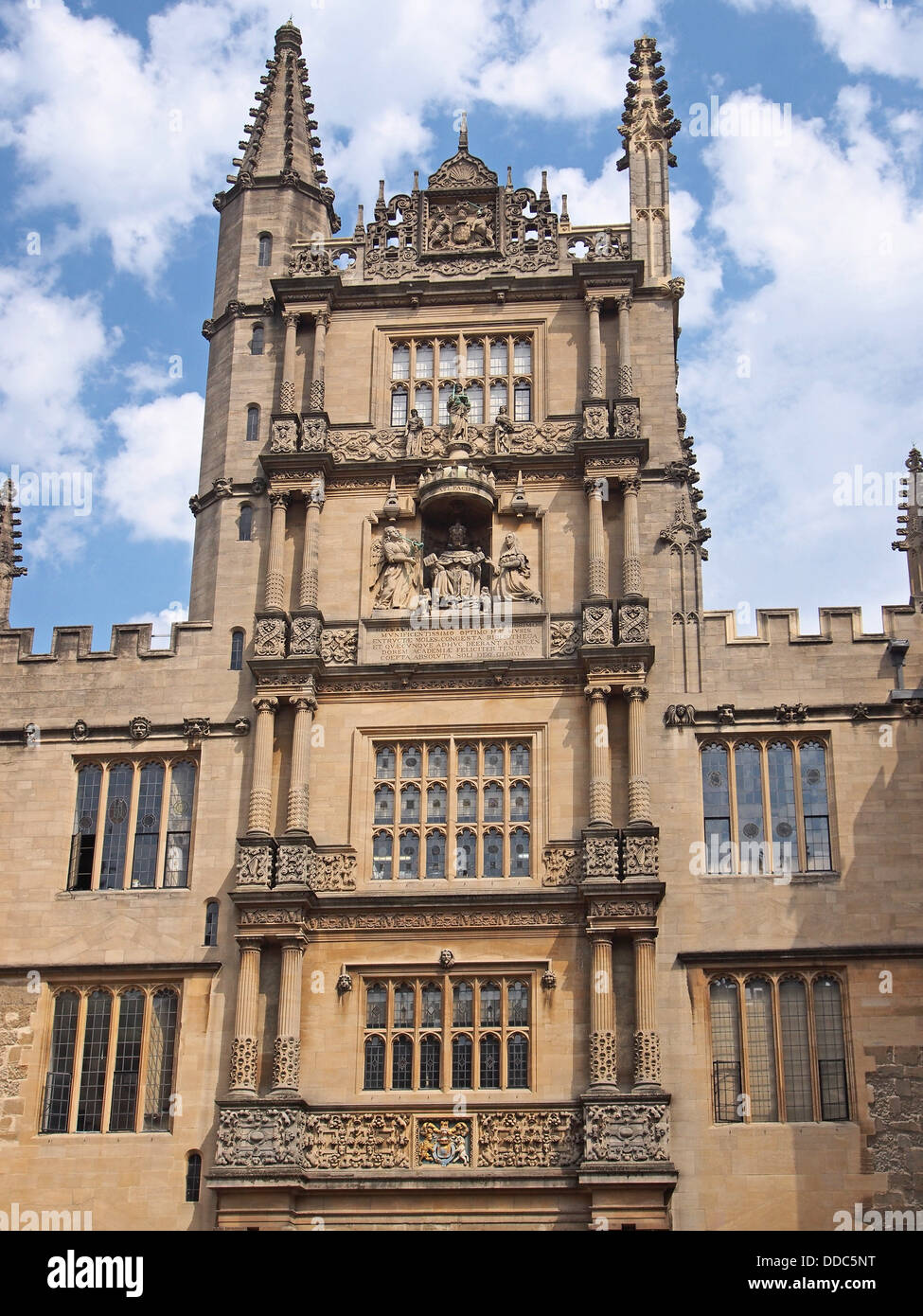 Università di Oxford, biblioteca Bodleian Library building Foto Stock