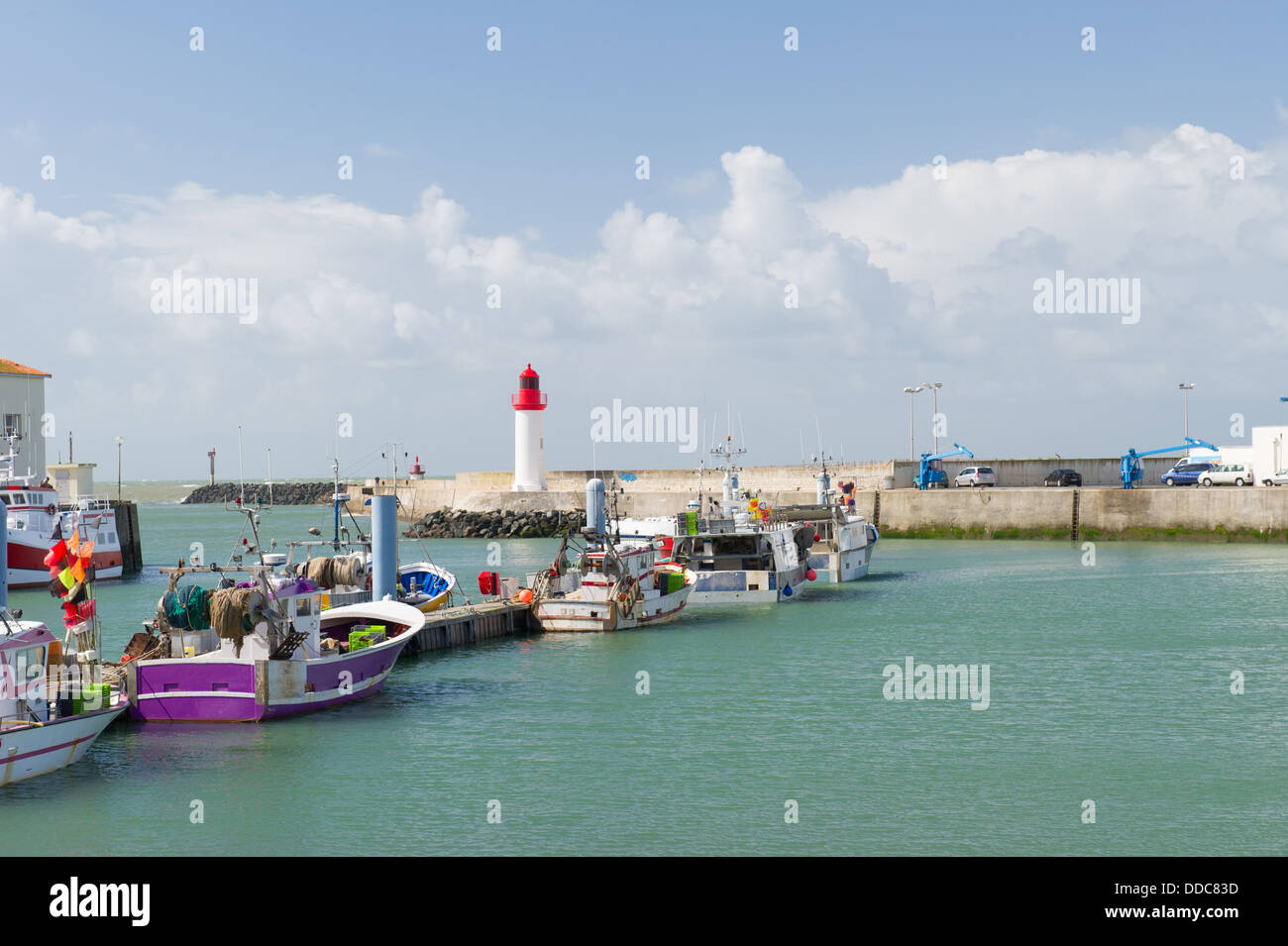 Porto La Cotini├¿ri Oleron Francia Foto Stock