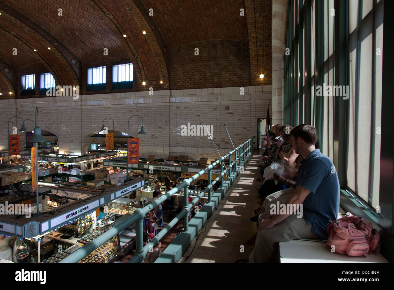 GRAND CONCOURSE WEST SIDE MARKET OHIO Città distretto CLEVELAND OHIO USA Foto Stock