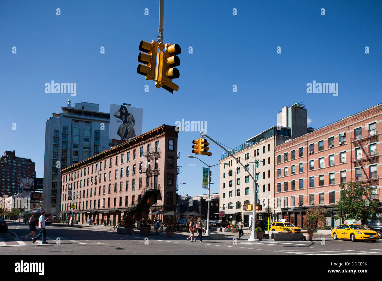 WEST quattordicesima strada al mercato della carne del distretto di imballaggio MANHATTAN NEW YORK CITY USA Foto Stock