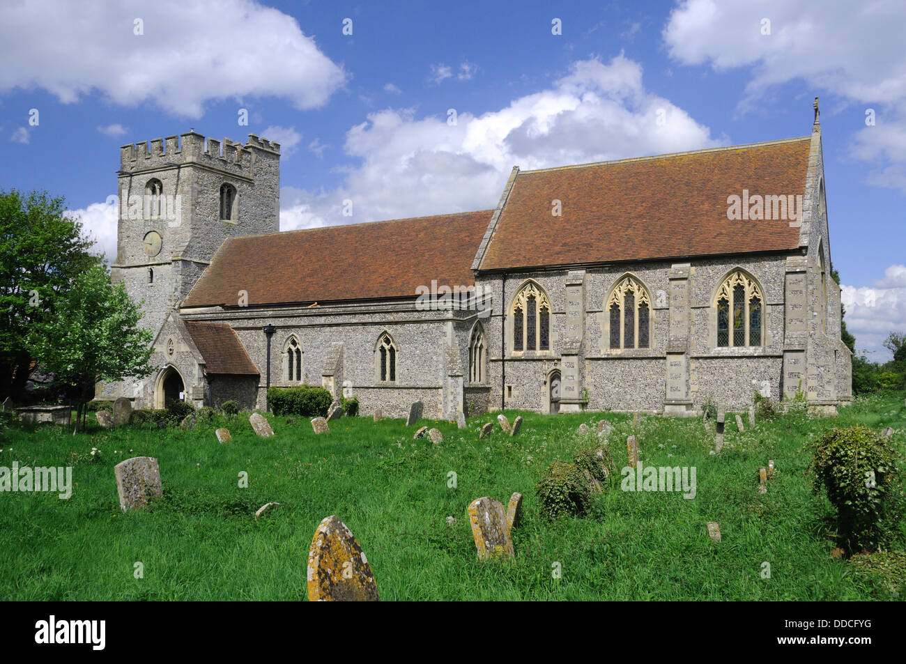 La Chiesa di Santa Margherita, in Lewknor, Oxfordshire, Inghilterra Foto Stock