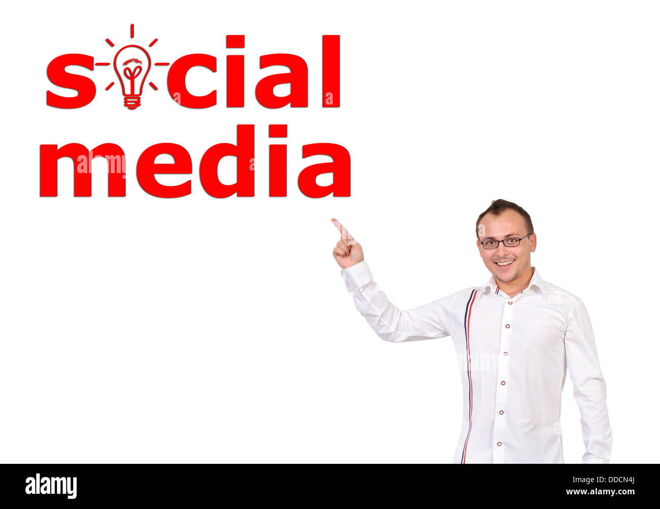 sociale dei media Foto Stock