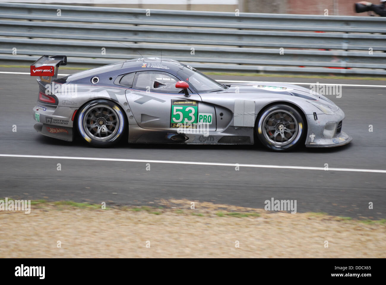 SRT Motorsports SRT Viper GTS-R di Goosens, Dalziel & Farnbacher al 2013 la 24 Ore di Le Mans Foto Stock