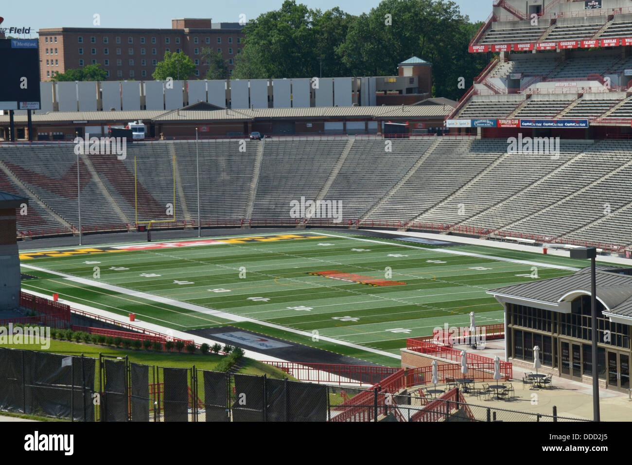 Università di Maryland la capitale la sua Byrd stadium in College Park, Maryland Foto Stock