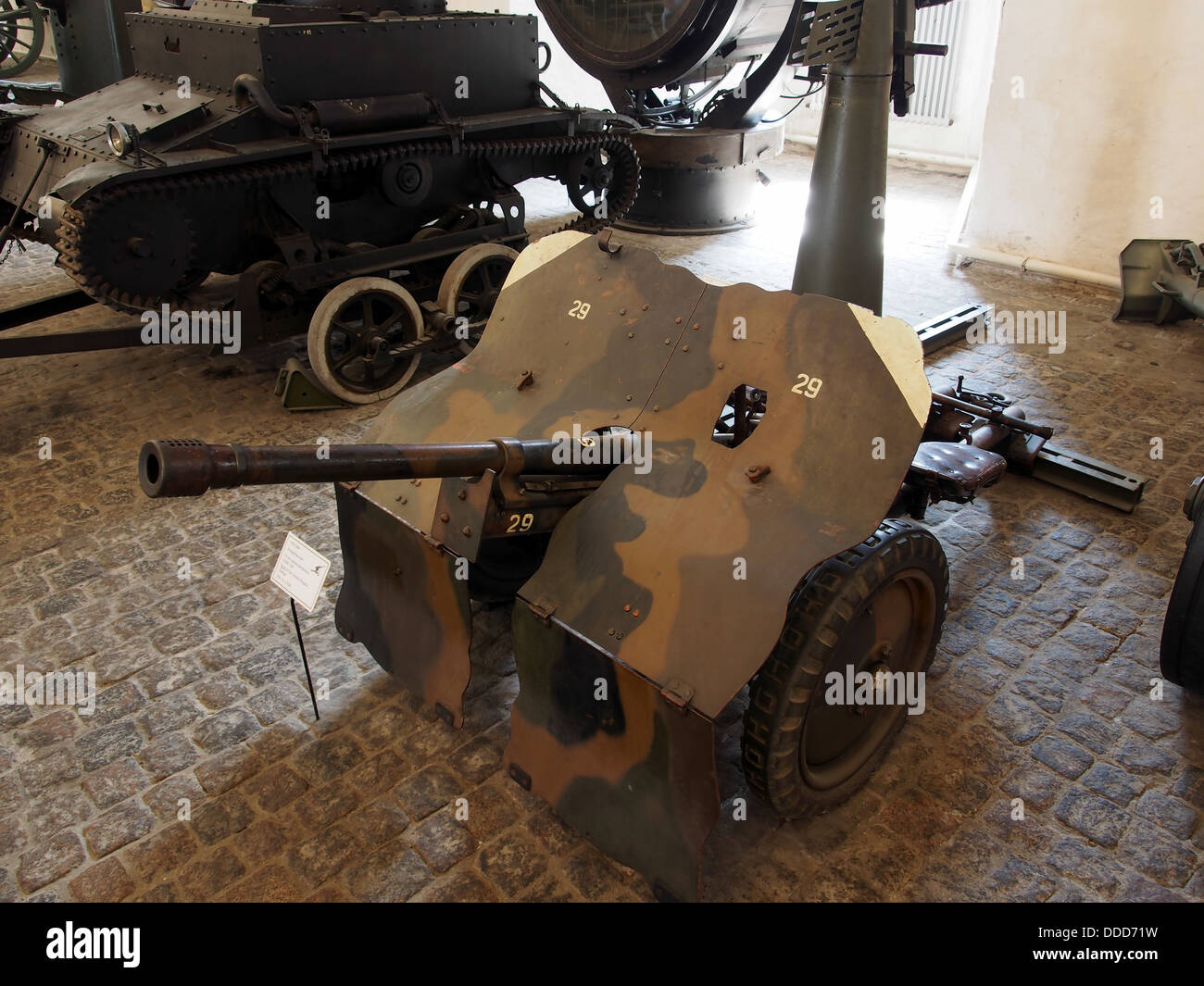 1938 Swedish-Danish 37mm antitank gun pic1 Foto Stock