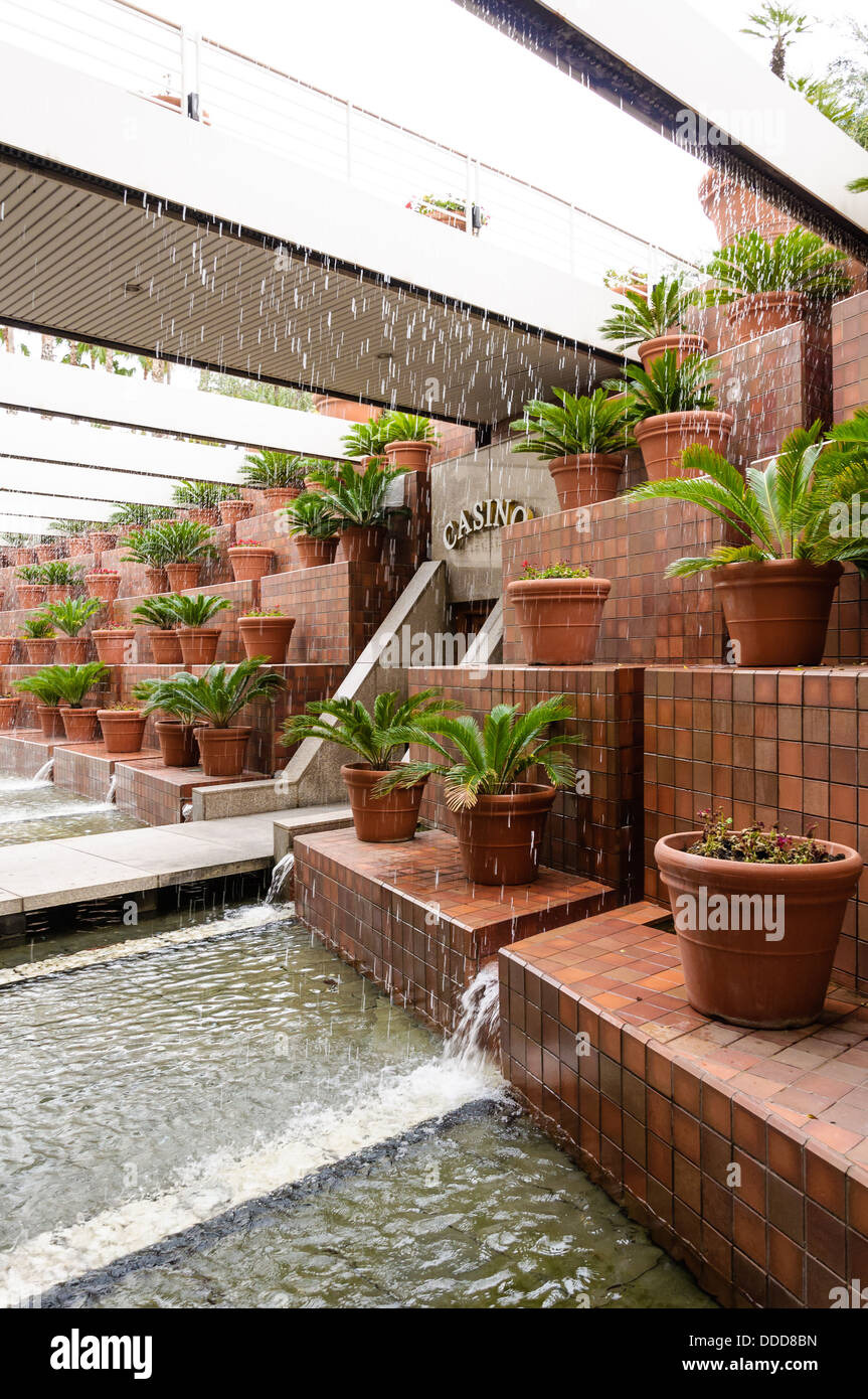 Casinò di Barcellona fontana di ingresso Foto Stock