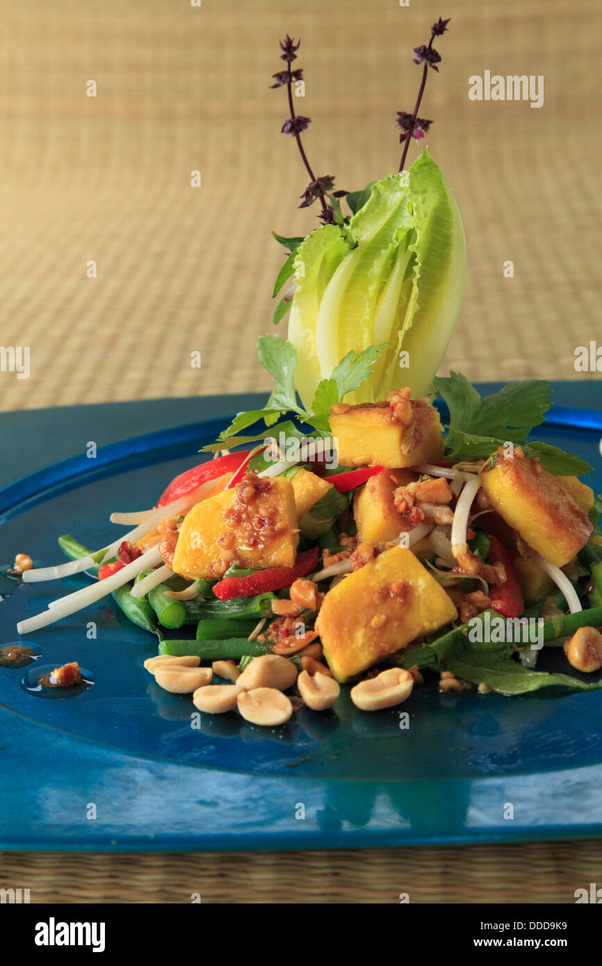 Insalata di tofu, Foto Stock